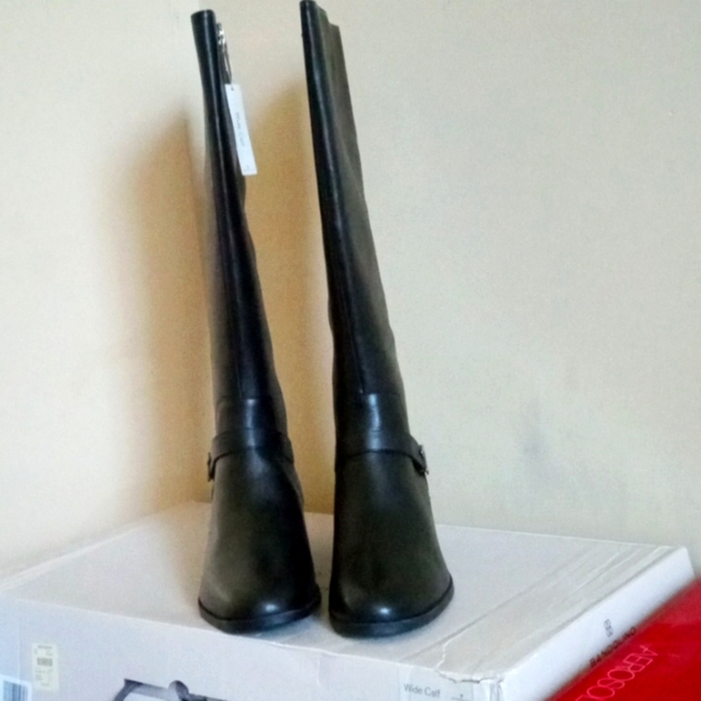 COPY - Bandolino Black Wide Calf Boots
